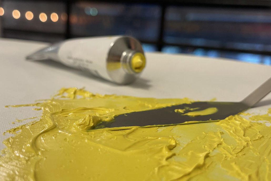 KEM oljemaling lemon yellow