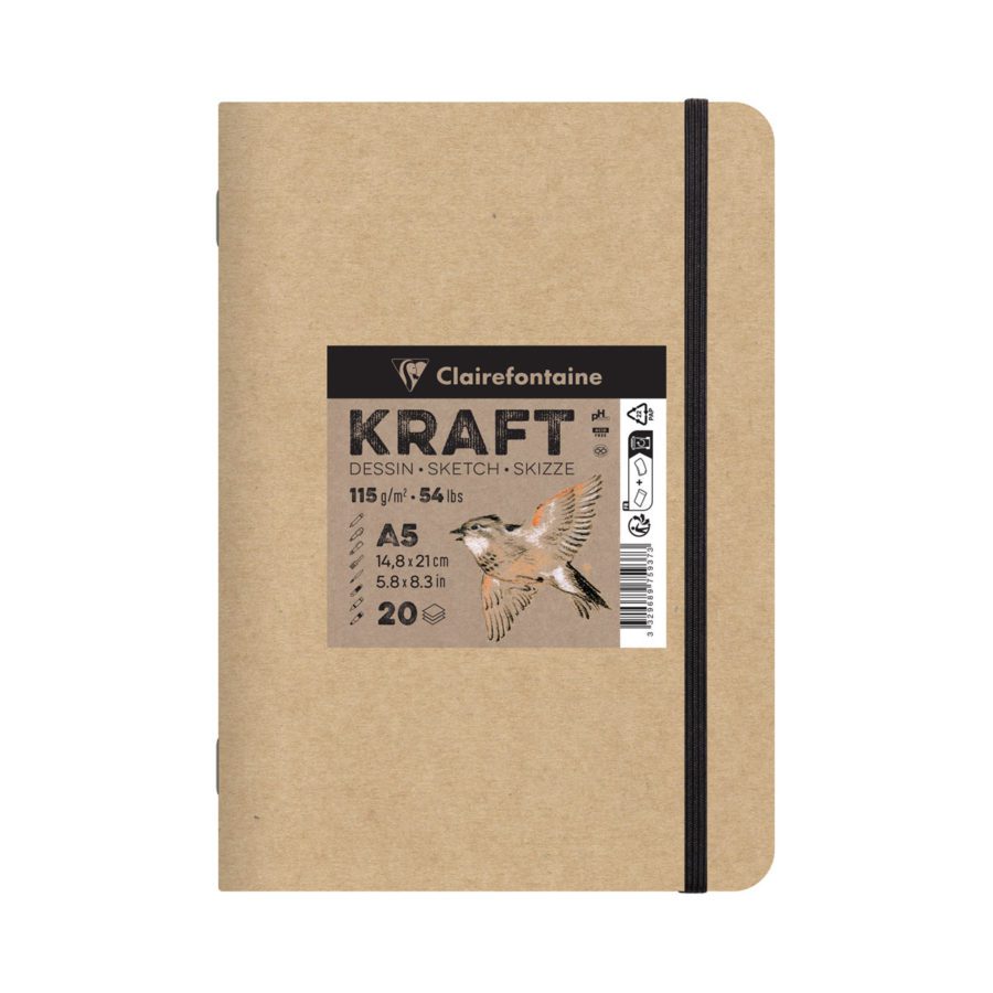 CLR 9759 KRAFT Clairefontaine Kraftpapir 115 gram